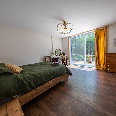 Chalet Deschamps- Spa- Chien Accepte- Nature- Estrie Mansonville Ngoại thất bức ảnh