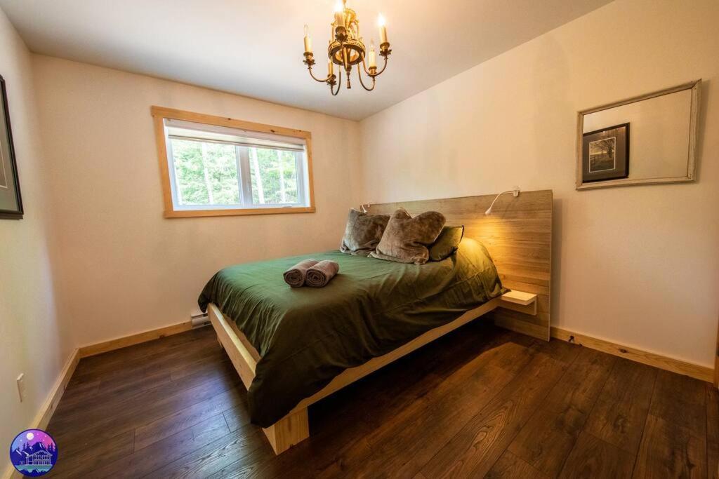 Chalet Deschamps- Spa- Chien Accepte- Nature- Estrie Mansonville Ngoại thất bức ảnh